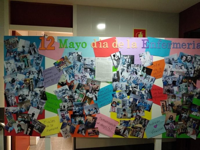 Exposición de fotografías en el Hospital Materno Infantil de Gran Canaria con motivo del 'Día Internacional de la Enfermera'