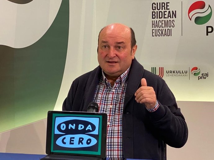 El presidente del EBB del PNV, Andoni Ortuzar, en Onda Cero