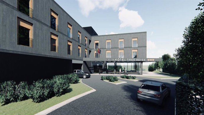Infografía del futuro Hotel Tres Reyes de San Sebastián
