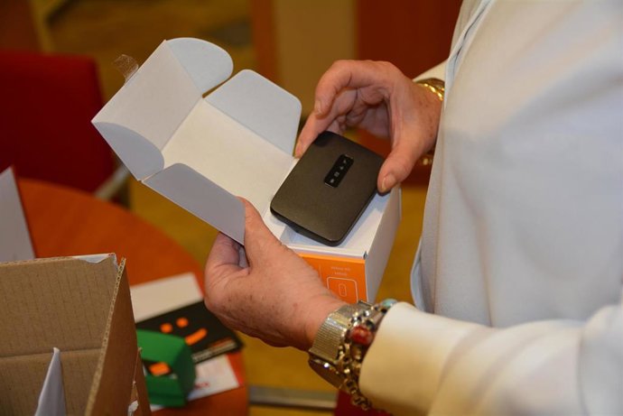 Rúter repartido por el Ayuntamiento de Tomares