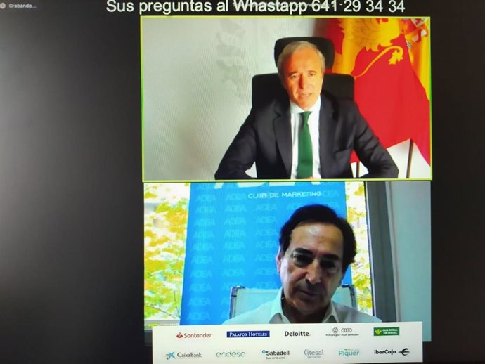 El alcalde de Zaragoza participa en el foro 'ADEA Conecta'.