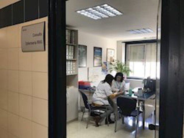 Imagen de un archivo de una consulta de enfermería en un hospital andaluz. 