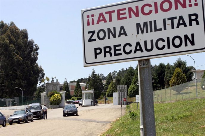 Base militar de la BRILAT en Pontevedra