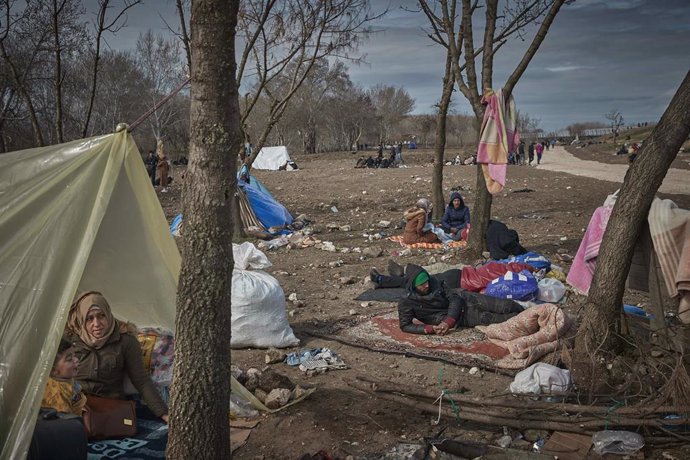 Campamento de refugiados sirios en Turquía