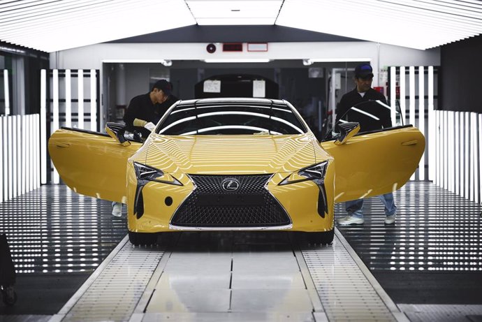 Producción del Lexus LC en Japón