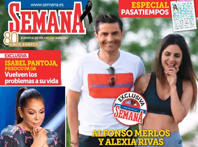 Alfonso Merlos y Alexia Rivas, en la portada de SEMANA