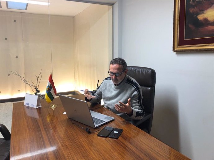 El presidente del Pr+ Rubén Antoñanzas realiza  reuniones virtuales con empresas