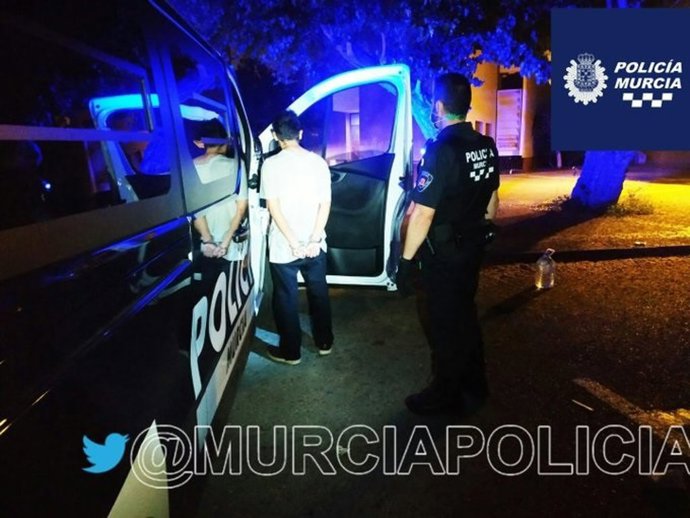 Imagen del detenido por la Policía Local