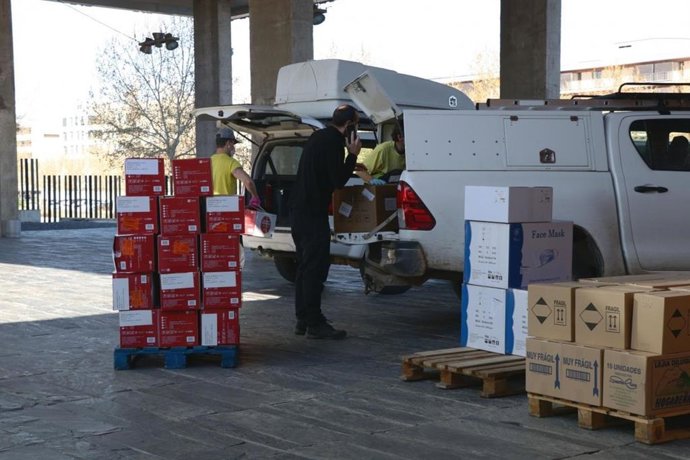Nuevo envío de material de protección sanitario en C-LM.
