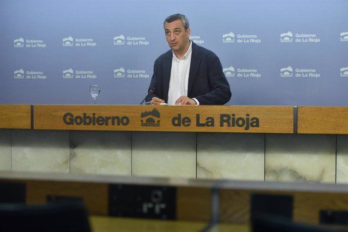 El portavoz del Gobierno de La Rioja, Chus del Río, ha informado de los asuntos tratados en Consejo de Gobierno