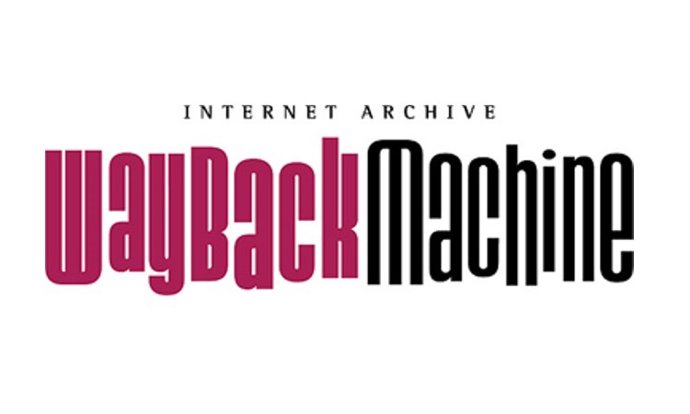Logo de Wayback Machine, del Archivo de Internet.