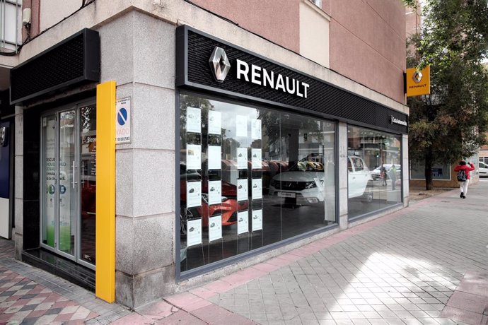 Imagen de un concesionario de Renault. 
