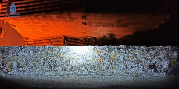 Imagen del lugar de los hechos, facilitada por la Policía Nacional