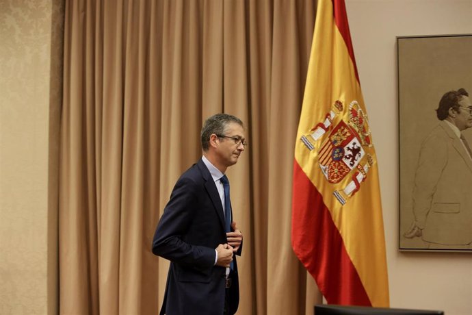 El Gobernador del Banco de España, Pablo Hernández de Cos, comparece en Comisión de Economía y Empresa en el Congreso de los Diputados. 