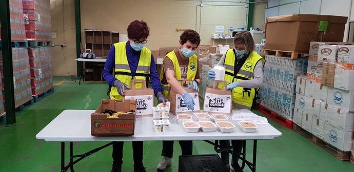 CVirus.- El consorcio europeo EIT Food, Ausolan y el Banco de Alimentos entregan