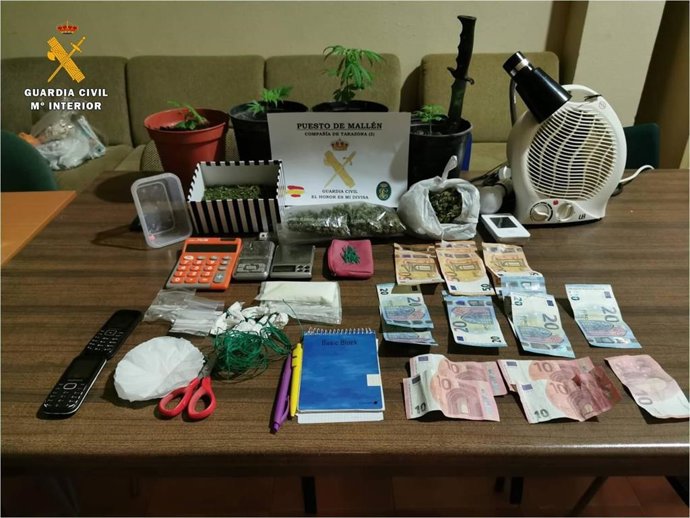 Dos detenidos en Mallén