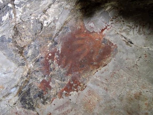 Rastros de arte rupestre paleolítico en Timor