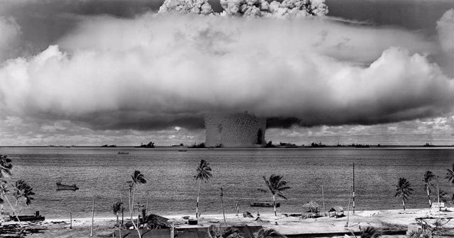 Prueba atómica en el atolón de Bikini en 1946