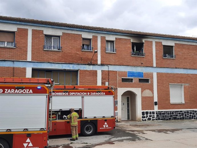 Arde la cocina de una vivienda en Calatorao (Zaragoza), sin provocar daños personales.