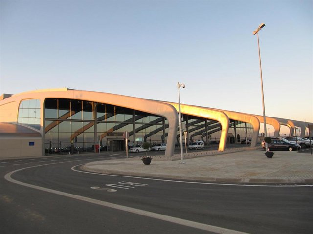 Aeropuerto de León situado en la localidad de La Virgen del Camino