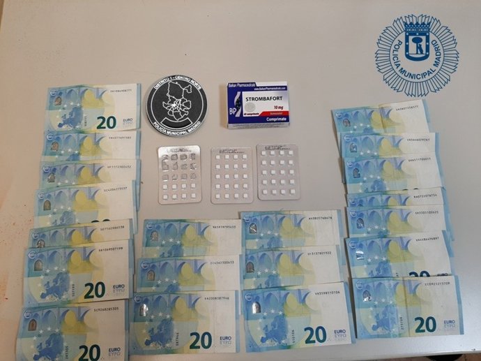 Detenido un joven por vender anabolizantes en una calle del centro de Madrid