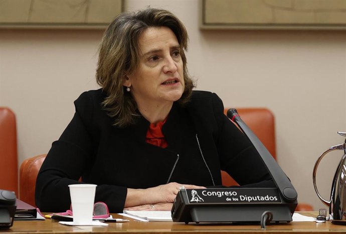 La vicepresidenta cuarta del Gobierno y ministra para la Transición Ecológica y el Reto Demográfico, Teresa Ribera,