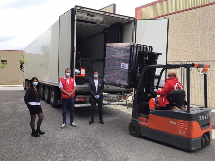 Coronavirus.- Mercadona entrega 27.300 unidades de lenteja cocida a Cruz Roja Ca