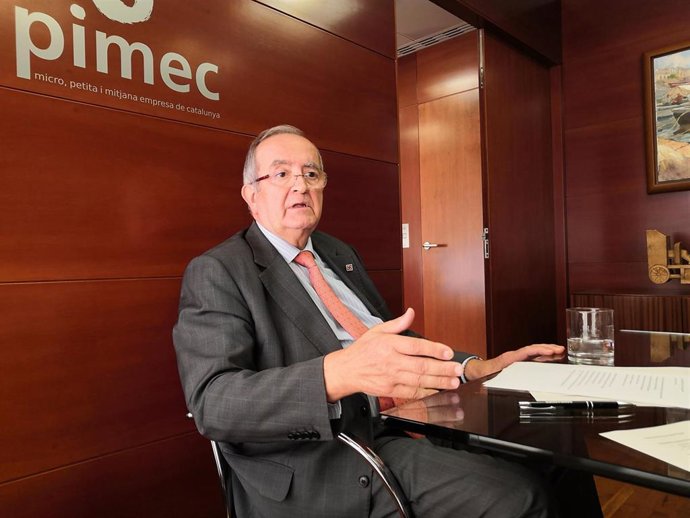 El presidente de Pimec, Josep González, en una imagen de archivo