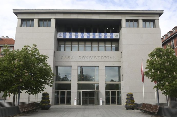 Fachada del Ayuntamiento de Leganés.