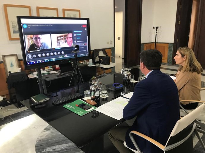 Encuentro virtual con empresarios de la restauración y representantes del colectivo hostelero 