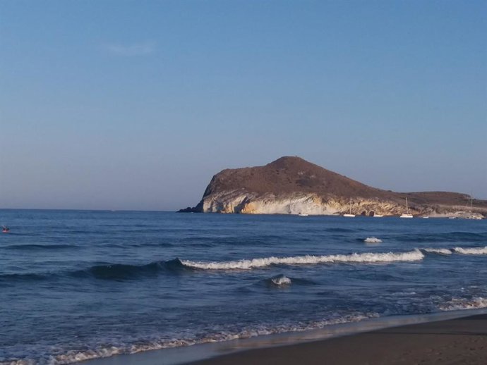 Imagen de la playa de Genoveses, en el parque natural de Cabo de Gata