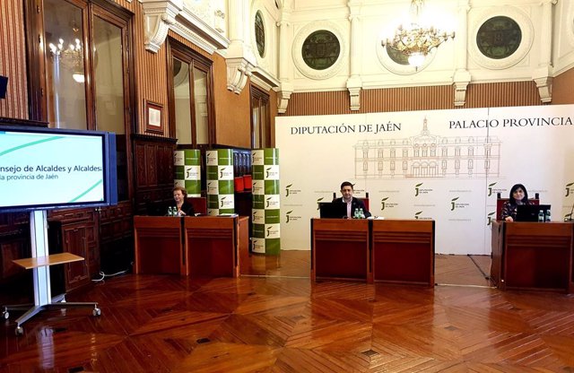 Reunión del Consejo de Alcaldes y Alcaldesas de la provincia de Jaén celebrado de forma telemática