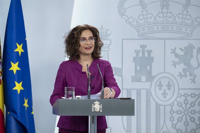 La ministra de Hacienda y portavoz del Gobierno, Maria Jesús Montero.