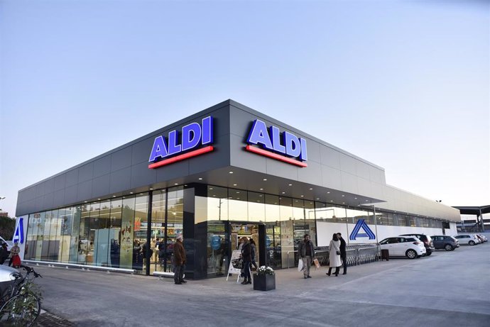 Vista general de un supermercado de la cadena ALDI.