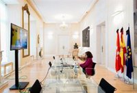 Ayuso analiza con los rectores madrileños la gestión del final de curso adaptado al Covid-19