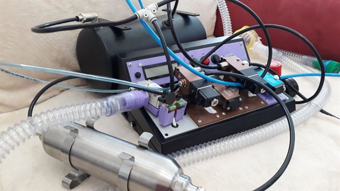 Resporador desarrollado por el investigador de la UJA Ángel Gaspar González