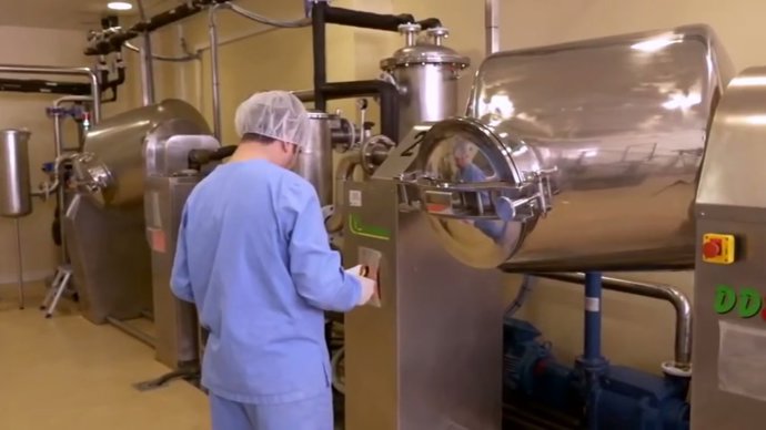 Interior de la planta de Laboratorios Durbán