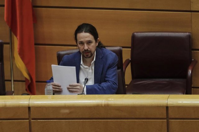 Iglesias, en su comparecencia este jueves en el Senado.