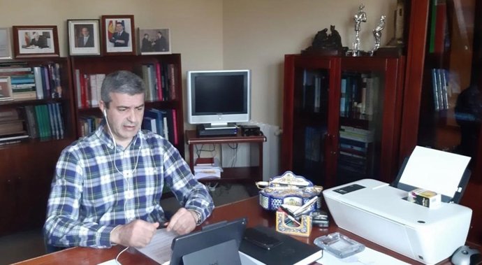 El presidente de la Diputación de Toledo, Álvaro Gutiérrez.