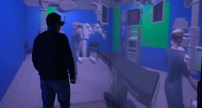 Simulación mediante tecnologías de Realidad Virtual.
