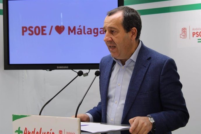 El secretario general del PSOE de Málaga, José Luis Ruiz Espejo, en una imagen de archivo