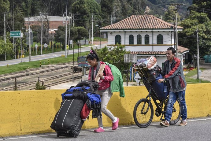 Migrantes venezolanos en Colombia