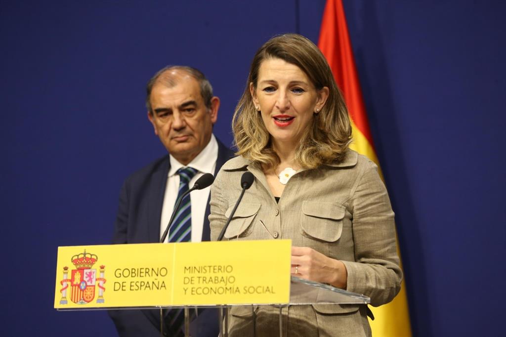Yolanda Díaz dice que si hay un rebrote de la pandemia, se volverán a aplicar los ERTEs 1