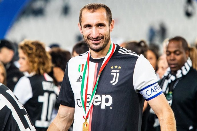 El jugador de la Juventus Giorgio Chiellini