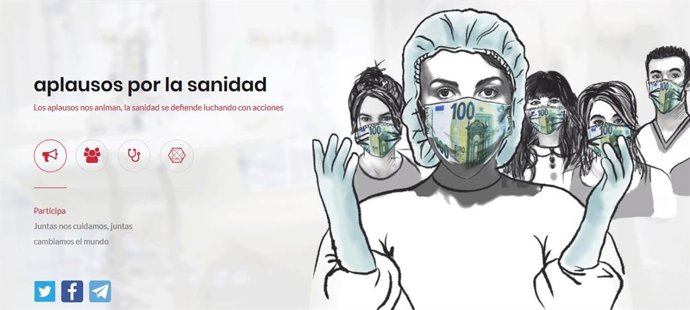 Una nueva iniciativa ha visto la luz hace pocos días, se trata de Aplausos por la Sanidad.