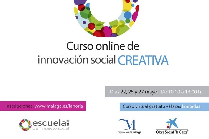Cartel del curso de 'Innovación Social Creativa'.