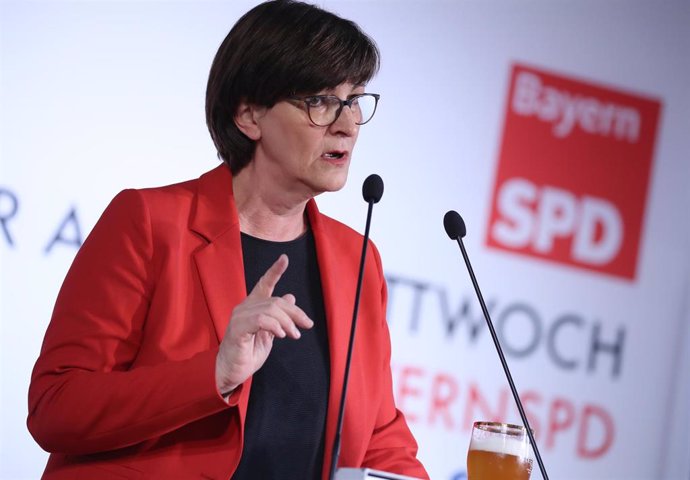 La secretaria general del Partido Socialdemócrata alemán (SPD), Saskia Esken