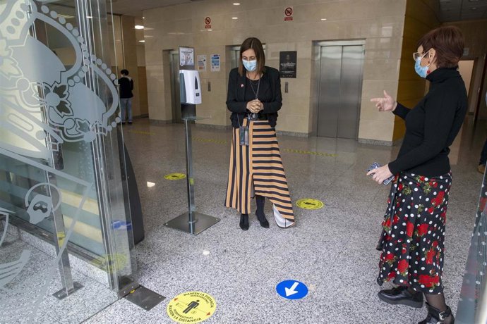 Presidencia Paula Fernández. Secretario General. Noelia, Medidas De Protección. Covid 19. 15 Mayo 2020  Miguel De La Parra