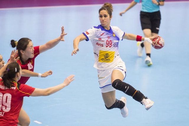 Mireya González con la selección española