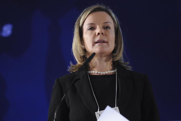 La presidenta del Partido de los Trabajadores (PT), Gleisi Hoffmann